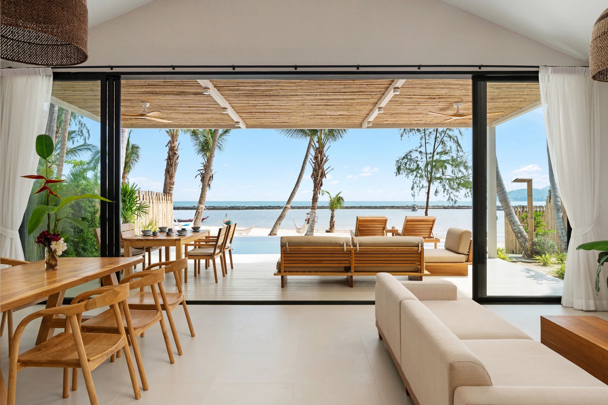 Modern boutique villa interior